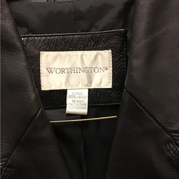Worthington Woman’s Leather Jacket - Picture 7 of 12